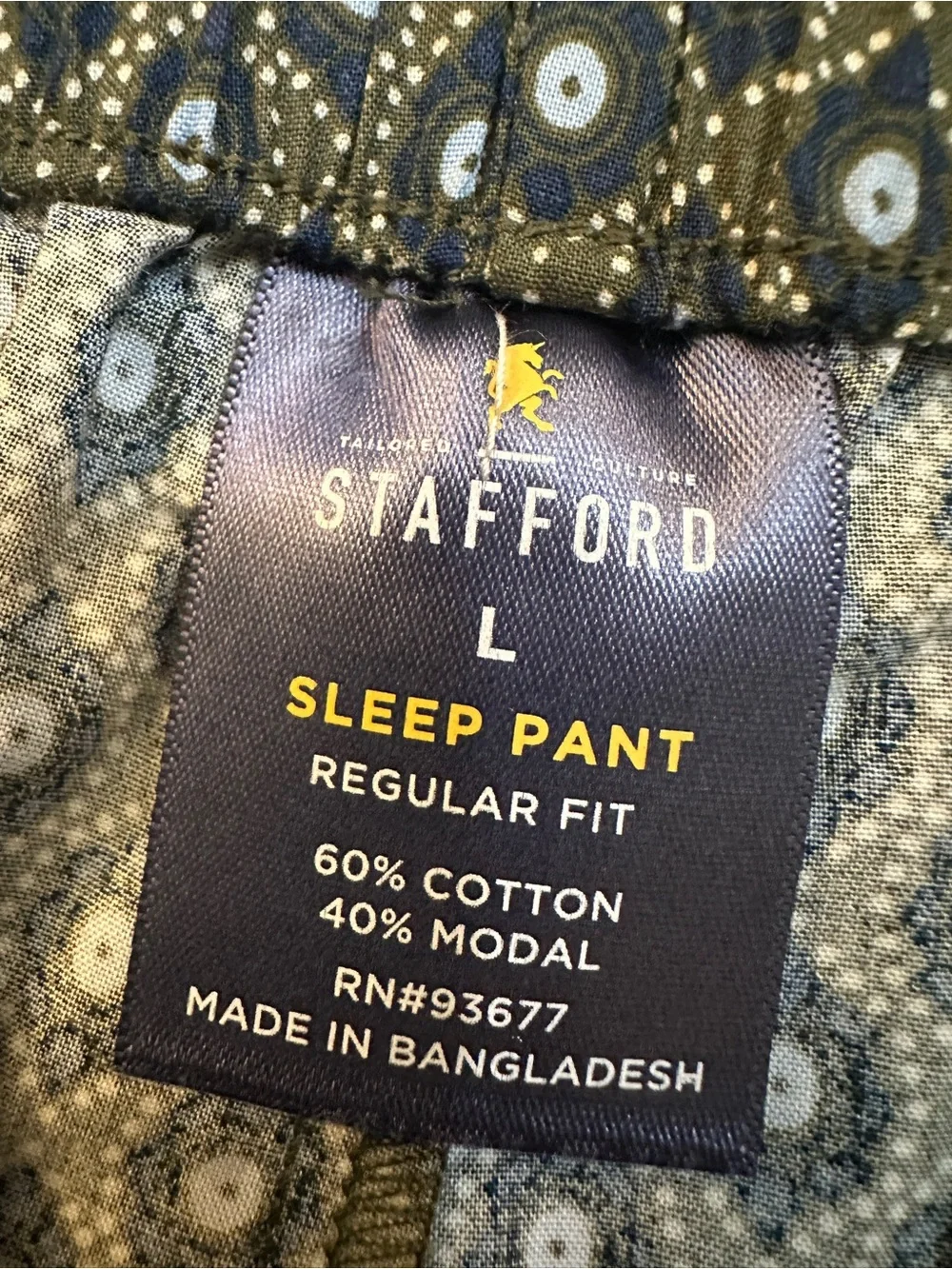 Stafford size new